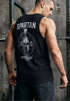 Herren Tank-Top Backprint Gym Shirt mit Sparta Helm-Print – Sportliches Muskelshirt für Crossfit, Training Sommer-Workouts Muskelshirt Neverless®preview