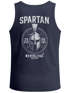 Herren Tank-Top Backprint Gym Shirt mit Sparta Helm-Print – Sportliches Muskelshirt für Crossfit, Training Sommer-Workouts Muskelshirt Neverless®preview