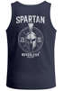 Herren Tank-Top Backprint Gym Shirt mit Sparta Helm-Print – Sportliches Muskelshirt für Crossfit, Training Sommer-Workouts Muskelshirt Neverless®preview