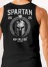Herren Tank-Top Backprint Helm-Print Spartan Sportshirt mit Rückenprint Muskelshirt Sommer Fashion Männer Neverless®preview