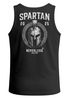 Herren Tank-Top Backprint Helm-Print Spartan Sportshirt mit Rückenprint Muskelshirt Sommer Fashion Männer Neverless®preview