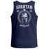 Herren Tank-Top Backprint Helm-Print Spartan Sportshirt mit Rückenprint Muskelshirt Sommer Fashion Männer Neverless®preview