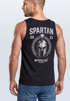 Herren Tank-Top Backprint Helm-Print Spartan Sportshirt mit Rückenprint Muskelshirt Sommer Fashion Männer Neverless®preview