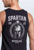 Herren Tank-Top Backprint Helm-Print Spartan Sportshirt mit Rückenprint Muskelshirt Sommer Fashion Männer Neverless®preview