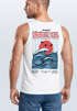 Herren Tank-Top Backprint Japan Asien Fernost Design Printshirt Fashion Streetstyle Muskelshirt Männer Neverless®preview