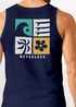 Herren Tank-Top Backprint mit Sommer Symbol Print - Ärmelloses Shirt mit Wellen-, Sonnen- und Blumen-Grafik – Streetwear Muskelshirt Neverless®preview