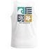 Herren Tank-Top Backprint mit Sommer Symbol Print - Ärmelloses Shirt mit Wellen-, Sonnen- und Blumen-Grafik – Streetwear Muskelshirt Neverless®preview