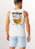 Herren Tank-Top Backprint Orange Spritz Club Sommer Fashion Printshirt Grafikshirt Muskelshirt Neverless®preview
