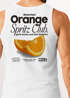 Herren Tank-Top Backprint Orange Spritz Club Sommer Fashion Printshirt Grafikshirt Muskelshirt Neverless®preview
