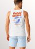 Herren Tank-Top Backprint Out of Office Grafikshirt Sommer Sonne Strand Design Illustration Muskelshirt Neverless®preview