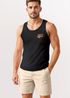 Herren Tank-Top Backprint Out of Office Statement Print Grafikshirt Sommer Fashion Muskelshirt Neverless®preview