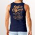 Herren Tank-Top Backprint Out of Office Statement Print Grafikshirt Sommer Fashion Muskelshirt Neverless®preview