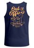 Herren Tank-Top Backprint Out of Office Statement Print Grafikshirt Sommer Fashion Muskelshirt Neverless®preview