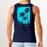 Herren Tank-Top Backprint Palmen Fotoprint Vintage Retro Style Sommer Fashion Männer Muskelshirt Neverless®preview