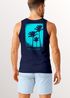 Herren Tank-Top Backprint Palmen Fotoprint Vintage Retro Style Sommer Fashion Männer Muskelshirt Neverless®preview
