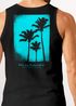 Herren Tank-Top Backprint Palmen Fotoprint Vintage Retro Style Sommer Fashion Männer Muskelshirt Neverless®preview