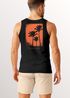 Herren Tank-Top Backprint Palmen Fotoprint Vintage Retro Style Sommer Fashion Männer Muskelshirt Neverless®preview