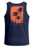 Herren Tank-Top Backprint Palmen Fotoprint Vintage Retro Style Sommer Fashion Männer Muskelshirt Neverless®preview