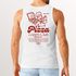 Herren Tank-Top Backprint Pizza Lovers Club Printshirt Grafik Aufdruck Muskelshirt Sommer Fashion Neverless®preview