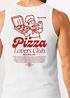 Herren Tank-Top Backprint Pizza Lovers Club Printshirt Grafik Aufdruck Muskelshirt Sommer Fashion Neverless®preview