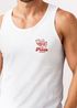 Herren Tank-Top Backprint Pizza Lovers Club Printshirt Grafik Aufdruck Muskelshirt Sommer Fashion Neverless®preview