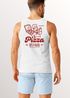 Herren Tank-Top Backprint Pizza Printshirt Spruch Aufdruck Italien Muskelshirt Sommer Fashion Neverless®preview