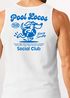 Herren Tank-Top Backprint Pool Locos Social Club – Sommer Funshirt mit Alligator Pool Grafik – Retro-Design Muskelshirt Neverless®preview