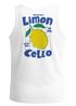 Herren Tank-Top Backprint Sommer Grafikshirt im Retro Style Zitrone Limon Cello Schriftzug Muskelshirt Neverless®preview
