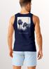 Herren Tank-Top Backprint Sommer-Shirt mit Palmen Rückendruck Vintage Grafik  Muskelshirt Sommer Streetstyle Neverless®preview