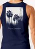 Herren Tank-Top Backprint Sommer-Shirt mit Palmen Rückendruck Vintage Grafik  Muskelshirt Sommer Streetstyle Neverless®preview