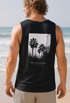 Herren Tank-Top Backprint Sommer-Shirt mit Palmen Rückendruck Vintage Grafik Muskelshirt Sommer Streetstyle Neverless®preview