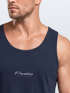 Herren Tank-Top Backprint Sommer-Shirt mit Palmen Rückendruck Vintage Grafik Muskelshirt Sommer Streetstyle Neverless®preview