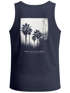 Herren Tank-Top Backprint Sommer-Shirt mit Palmen Rückendruck Vintage Grafik Muskelshirt Sommer Streetstyle Neverless®preview