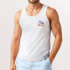 Herren Tank-Top Backprint Spritzing the day away Alligator Retro Design Printshirt Grafikshirt Muskelshirt Neverless®preview