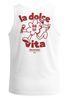 Herren Tank-Top Backprint Statement La Dolce Vita Comicstyle Printshirt Fashion Sommer  Muskelshirt Neverless®preview