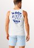 Herren Tank-Top Backprint Statement La Dolce Vita Comicstyle Printshirt Fashion Sommer  Muskelshirt Neverless®preview