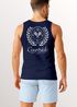 Herren Tank-Top Backprint Sunday Tennis Club Sport Retro Design Printshirt Grafikshirt Muskelshirt Neverless®preview