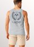 Herren Tank-Top Backprint Sunday Tennis Club Sport Retro Design Printshirt Grafikshirt Muskelshirt Neverless®preview