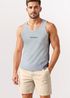 Herren Tank-Top Backprint Sunday Tennis Club Sport Retro Design Printshirt Grafikshirt Muskelshirt Neverless®preview