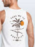 Herren Tank-Top Backprint Take me to Paradise Surf  Design Grafikshirt Sommer Muskelshirt Baumwolle Neverless®preview