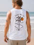 Herren Tank-Top Backprint Take me to Paradise Surf  Design Grafikshirt Sommer Muskelshirt Baumwolle Neverless®preview
