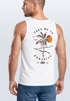 Herren Tank-Top Backprint Take me to Paradise Surf  Design Grafikshirt Sommer Muskelshirt Baumwolle Neverless®preview