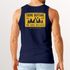 Herren Tank-Top Backprint Think Outside – Muskelshirt mit Camping Grafik Spruch „No Box Needed“ – Sommer Shirt Outdoor – Baumwolle Neverless®preview