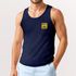 Herren Tank-Top Backprint Think Outside – Muskelshirt mit Camping Grafik Spruch „No Box Needed“ – Sommer Shirt Outdoor – Baumwolle Neverless®preview