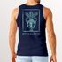 Herren Tank-Top Backprint Vase Antik Palmwedel Fashion Streetstyle Sommer Muskelshirt Neverless®preview