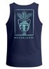 Herren Tank-Top Backprint Vase Antik Palmwedel Fashion Streetstyle Sommer Muskelshirt Neverless®preview