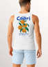 Herren Tank-Top Backprint Vintage Capri Orangen Grafikprint Fashion Streetstyle Muskelshirt Neverless®preview