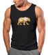 Herren Tank-Top Bär Aufdruck Grafik Outdoor Polygon Motive Printshirt Natur Fashion Streetstyle Muskelshirt Neverless®preview