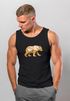 Herren Tank-Top Bär Aufdruck Grafik Outdoor Polygon Motive Printshirt Natur Fashion Streetstyle Muskelshirt Neverless®preview