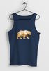 Herren Tank-Top Bär Aufdruck Grafik Outdoor Polygon Motive Printshirt Natur Fashion Streetstyle Muskelshirt Neverless®preview